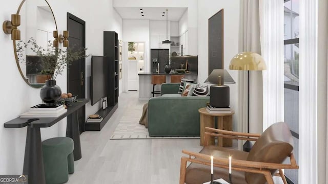 6305 Shannon Pkwy Unit 115, Union City, GA 30291 - living room featuring light hardwood / wood-style flooring