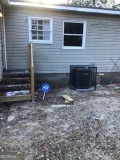 3388 Majestic Ln, Macon, GA 31217 - view of home's exterior with central AC unit and entry steps