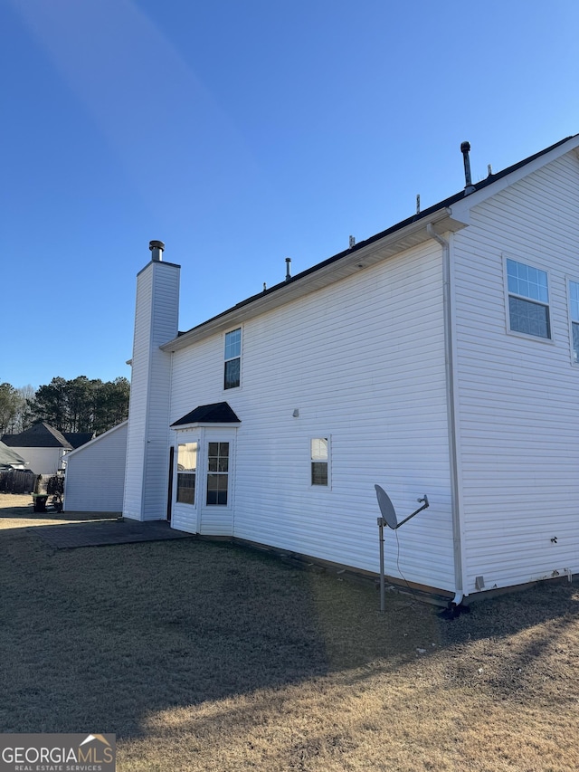 view of back of property