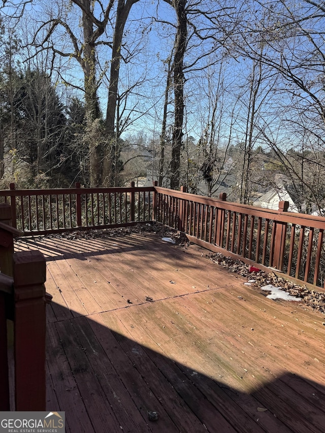 view of deck