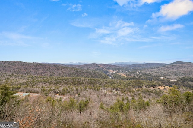 view of mountain feature