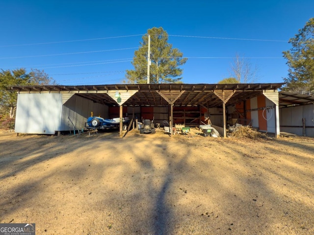 view of outbuilding