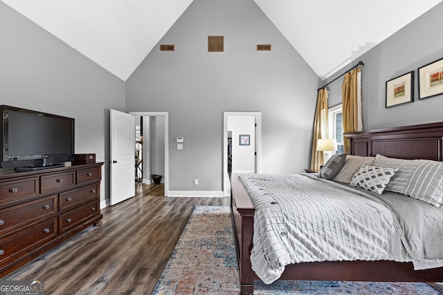 45 Misty Creek Cv, Newnan, GA 30265 - full bath with a shower stall, a soaking tub, a chandelier, a spacious closet, and baseboards