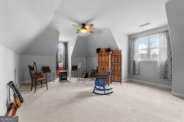 45 Misty Creek Cv, Newnan, GA 30265 - carpeted bedroom with baseboards and a ceiling fan
