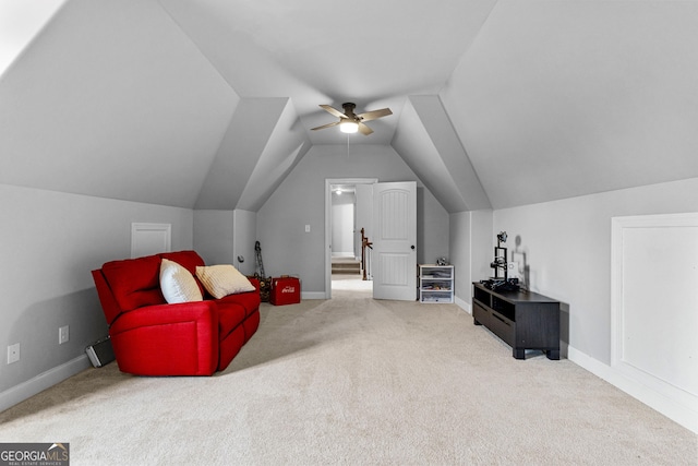 45 Misty Creek Cv, Newnan, GA 30265 - carpeted bedroom featuring baseboards and a ceiling fan