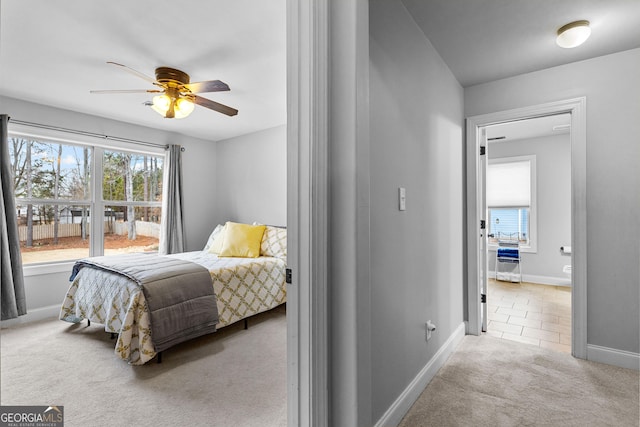 45 Misty Creek Cv, Newnan, GA 30265 - hall featuring an upstairs landing, baseboards, and vaulted ceiling