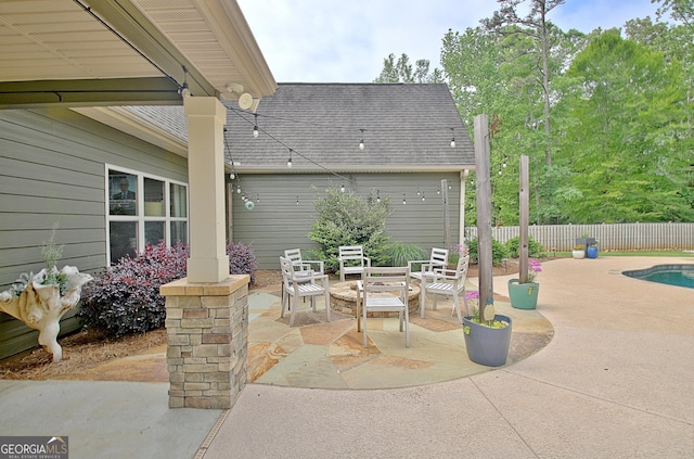 45 Misty Creek Cv, Newnan, GA 30265 - view of swimming pool featuring a patio area and a pool with connected hot tub