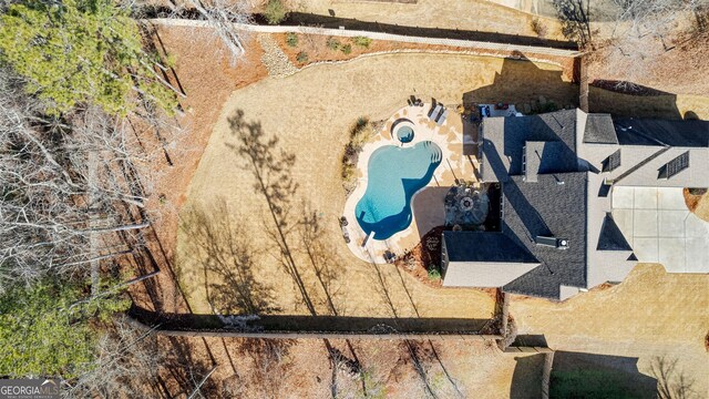 45 Misty Creek Cv, Newnan, GA 30265 - view of front facade with board and batten siding and roof with shingles