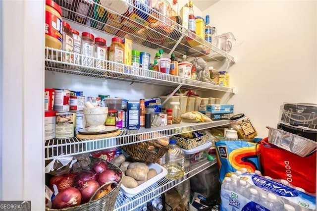 view of pantry