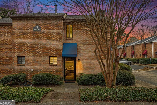 2251 Pernoshal Ct, Atlanta, GA 30338 - view of outdoor building at dusk