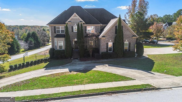 front of property with a front yard