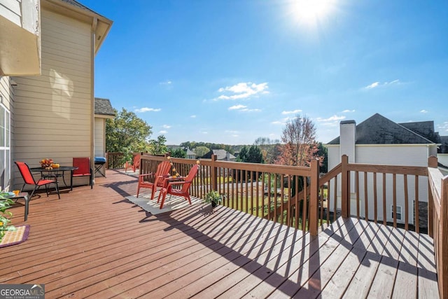 view of deck