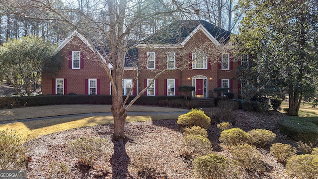 view of colonial inspired home