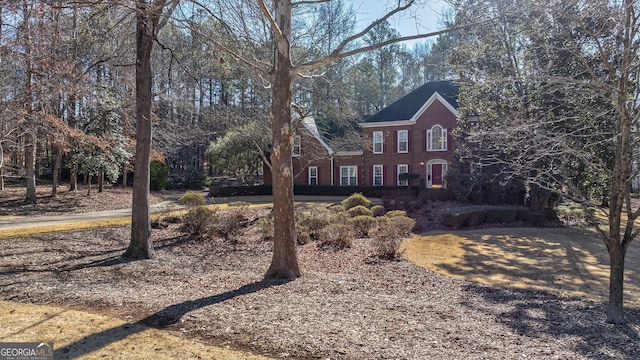 view of colonial inspired home