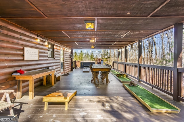 211 Highland Forest Dr, Morganton, GA 30560 - view of deck
