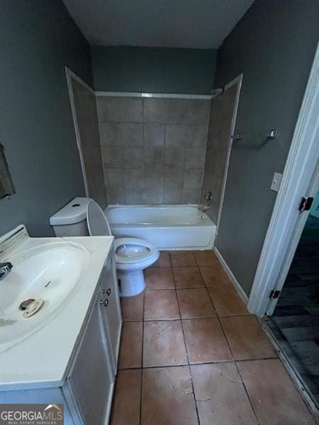 4402 Highland Rd, Decatur, GA 30035 - bathroom with vanity and tile patterned floors