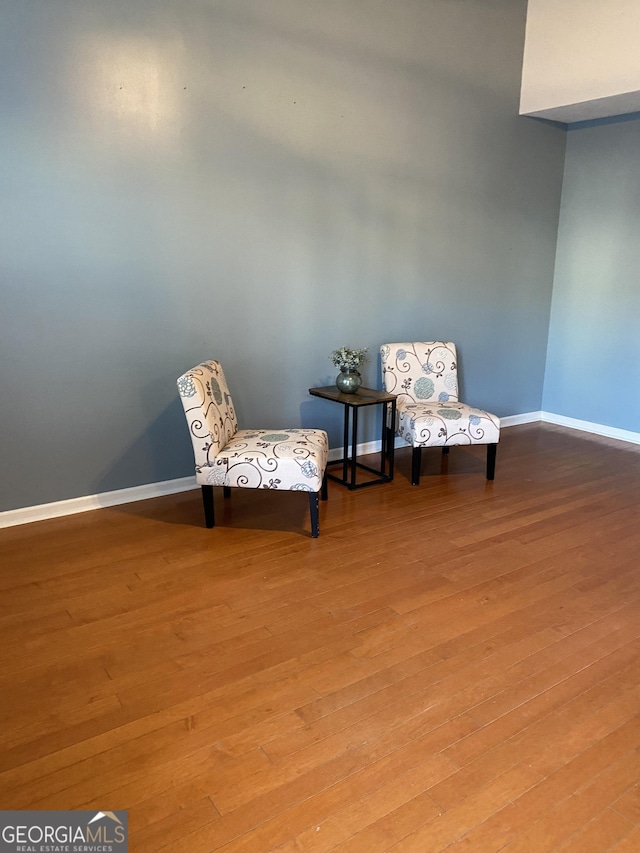 unfurnished room featuring light hardwood / wood-style floors