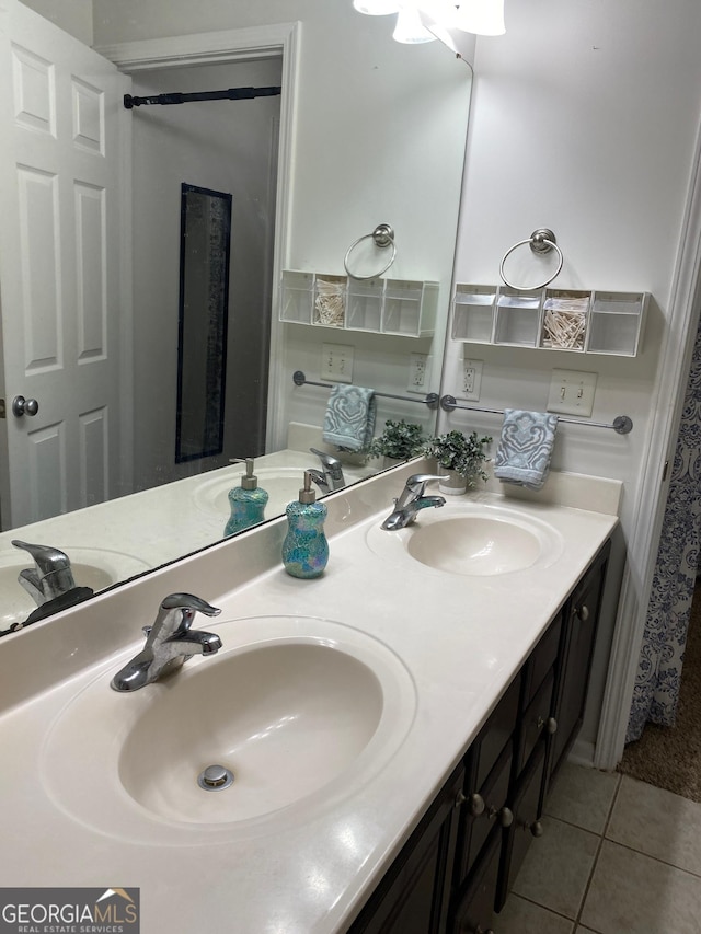 172 Sonata Cir, Pooler, GA 31322 - bathroom featuring tile patterned flooring and double vanity