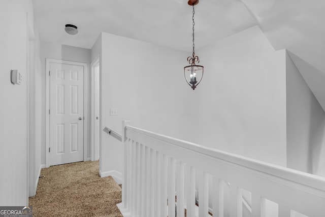 172 Sonata Cir, Pooler, GA 31322 - hall with carpet flooring and baseboards