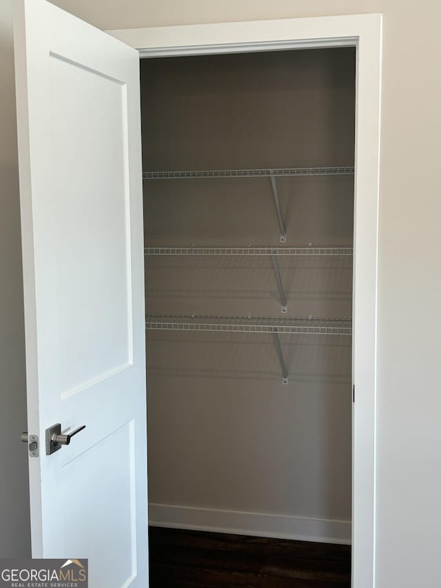 view of closet