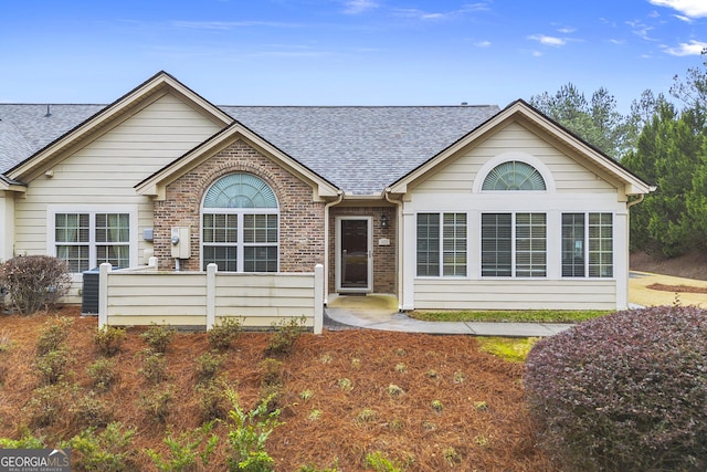 view of ranch-style home