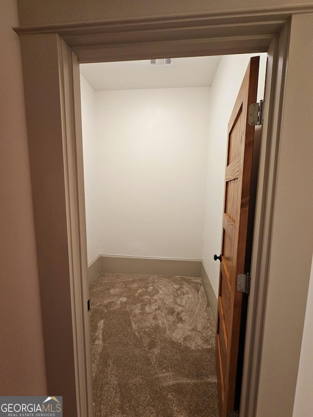 213 W Hightower Trl, Social Circle, GA 30025 - hallway with carpet and baseboards