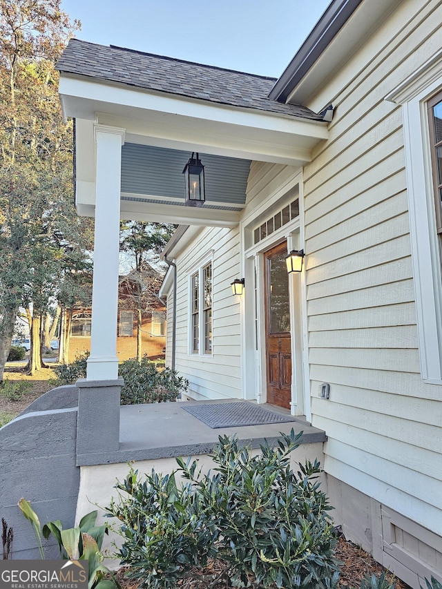 view of property entrance