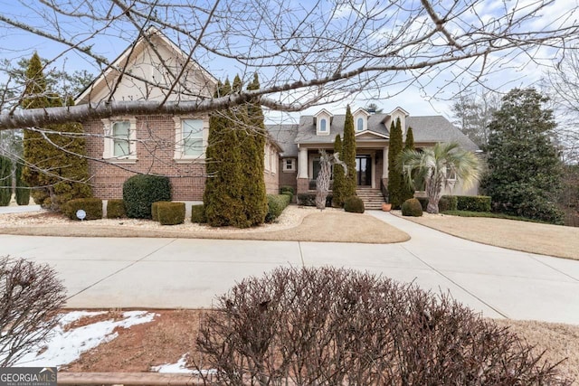 view of front of home