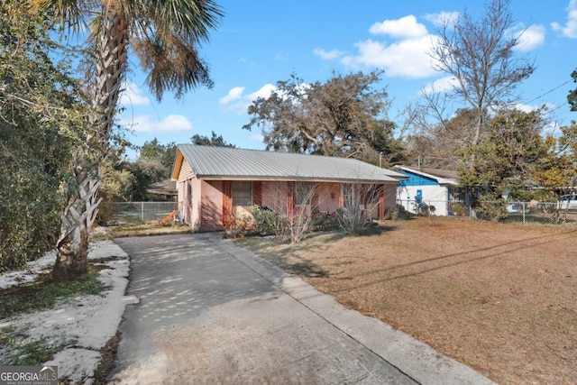 view of front of home