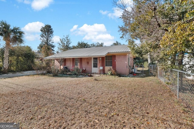 view of ranch-style house