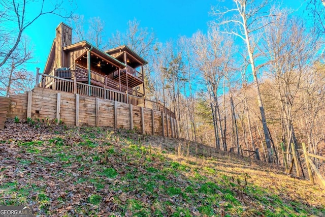 view of deck