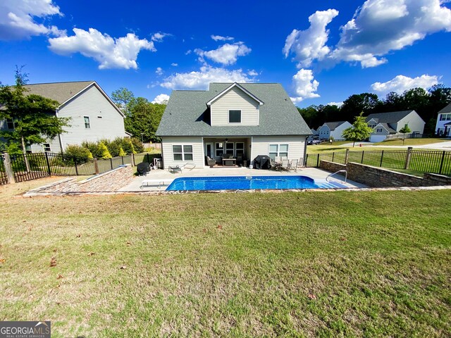 601HYDRANGEAL 601 Hydrangea Ln, Bremen, GA 30110 - rear view of property with a patio area and roof with shingles