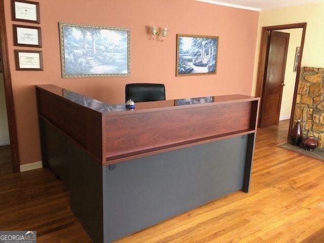 view of reception area