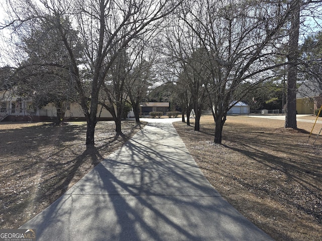 view of road