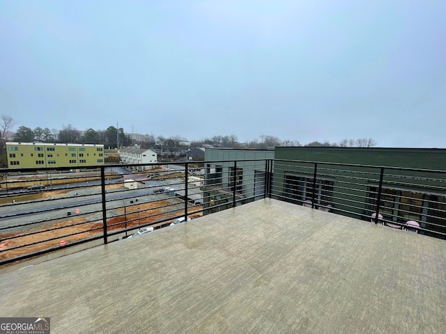 view of patio / terrace featuring a balcony