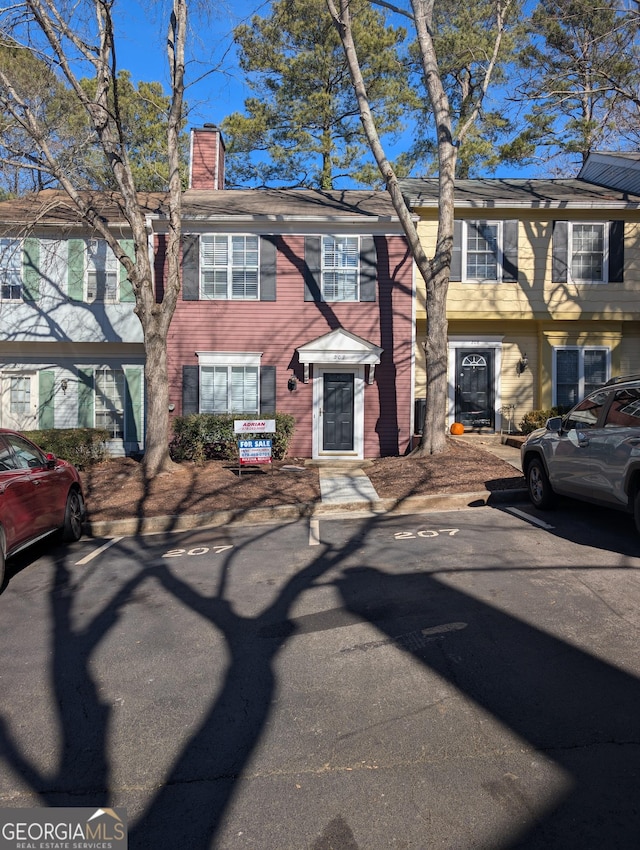 view of townhome / multi-family property