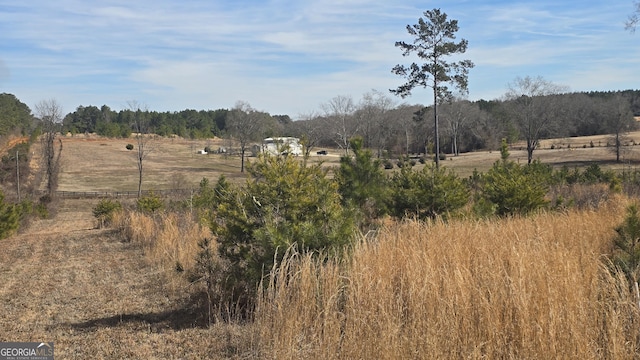 view of nature featuring a rural view