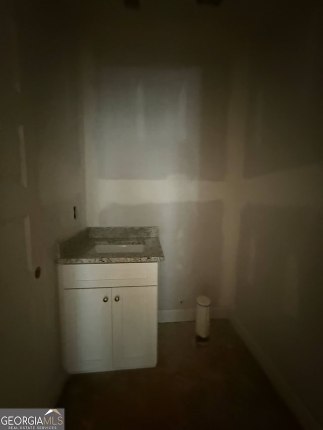 150 Asa Moseley Rd, Mcdonough, GA 30252 - bathroom featuring baseboards and vanity