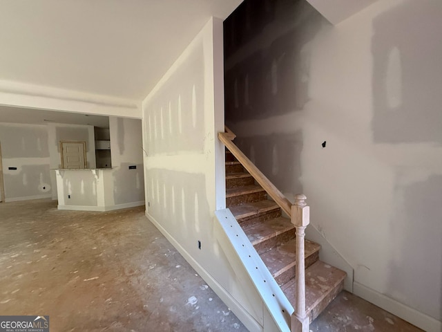 150 Asa Moseley Rd, Mcdonough, GA 30252 - staircase featuring baseboards