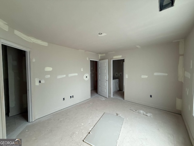view of unfurnished bedroom