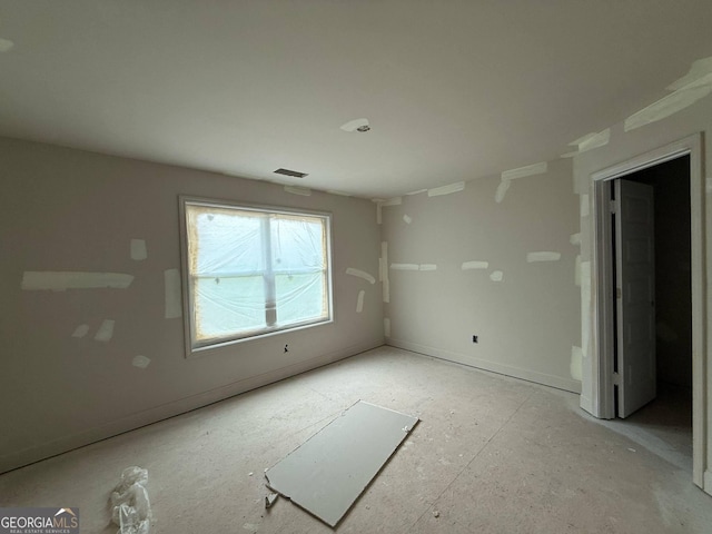 view of unfurnished room