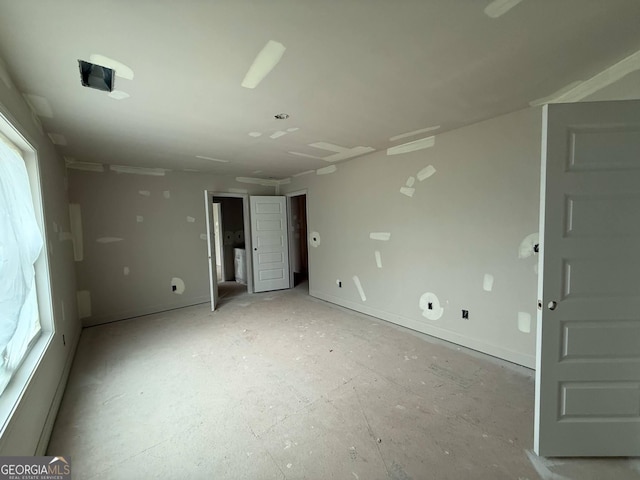 view of unfurnished room