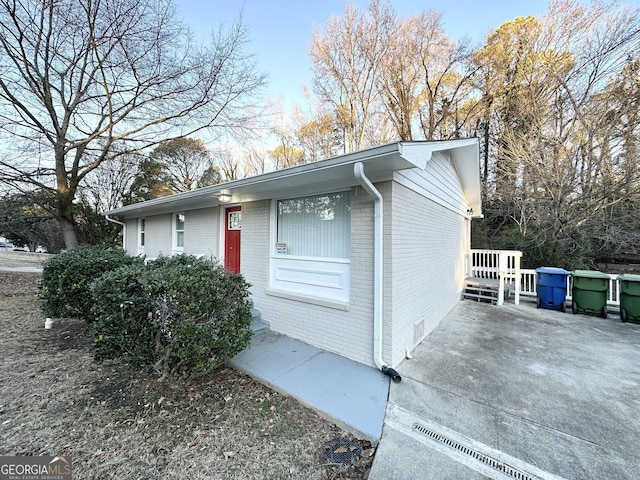 exterior space with a patio area