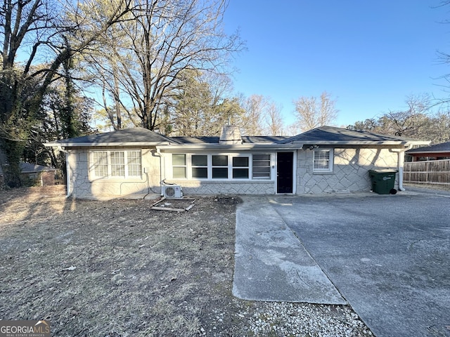 view of ranch-style house