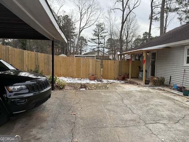 view of patio