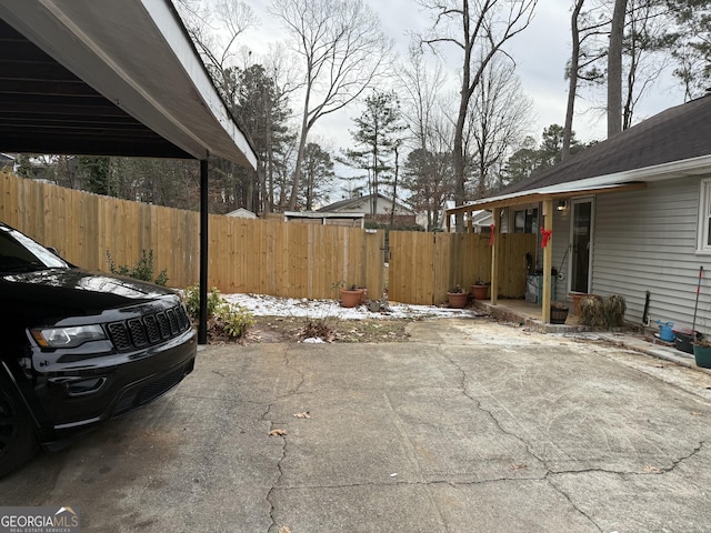 view of patio