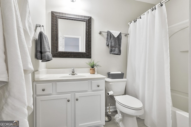 128 Greenview Dr, Newnan, GA 30265 - full bathroom with toilet and vanity