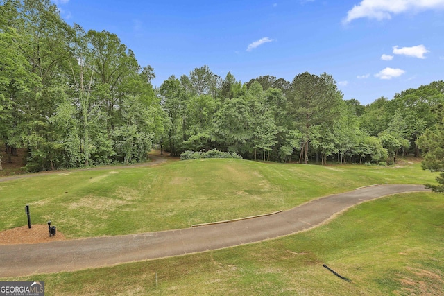 128 Greenview Dr, Newnan, GA 30265 - view of property's community featuring a lawn and view of golf course