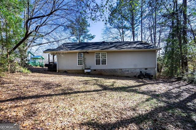 view of rear view of house