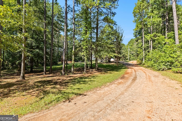 view of road